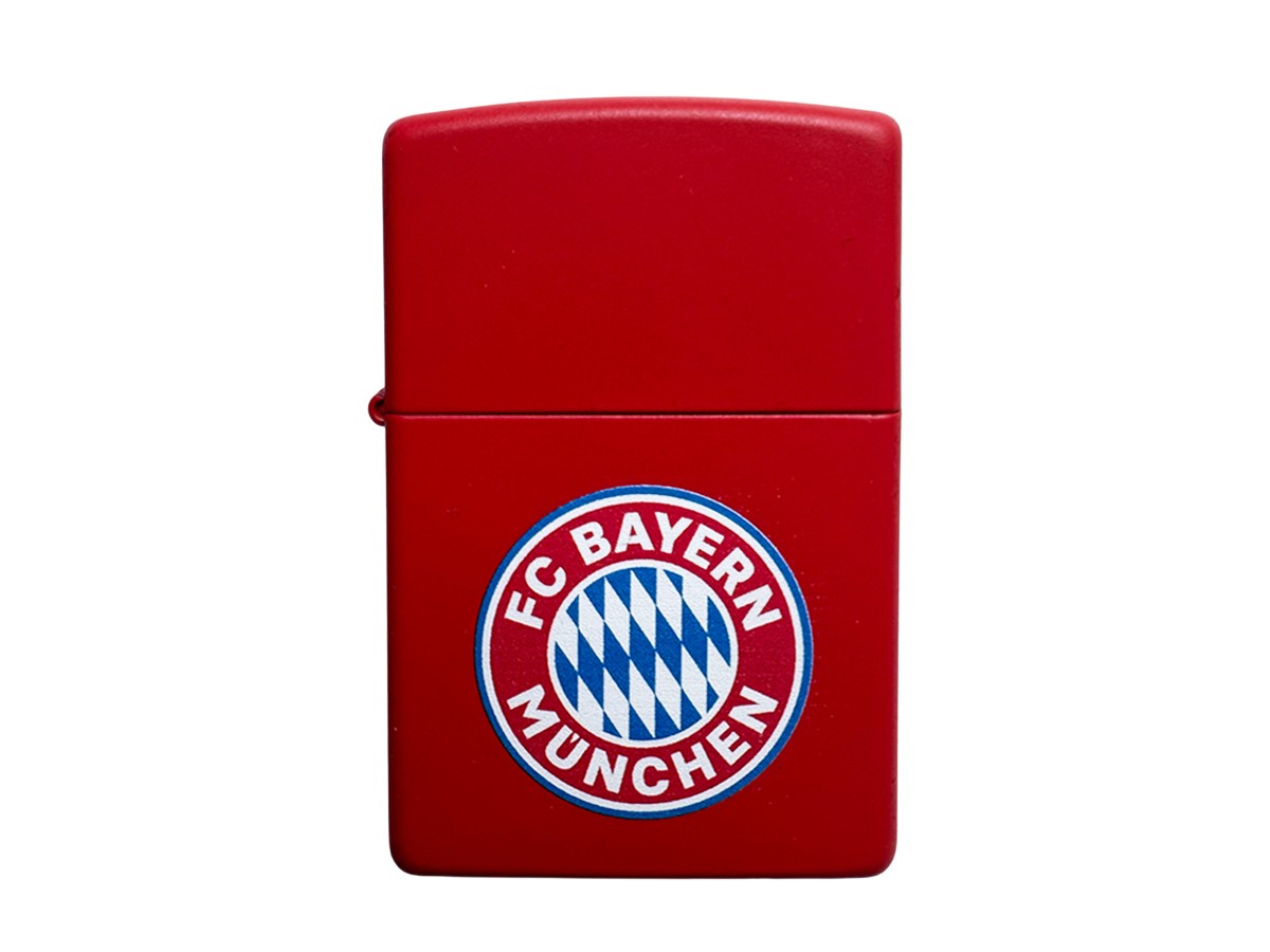 Zippo FC Bayern rot matt Druck