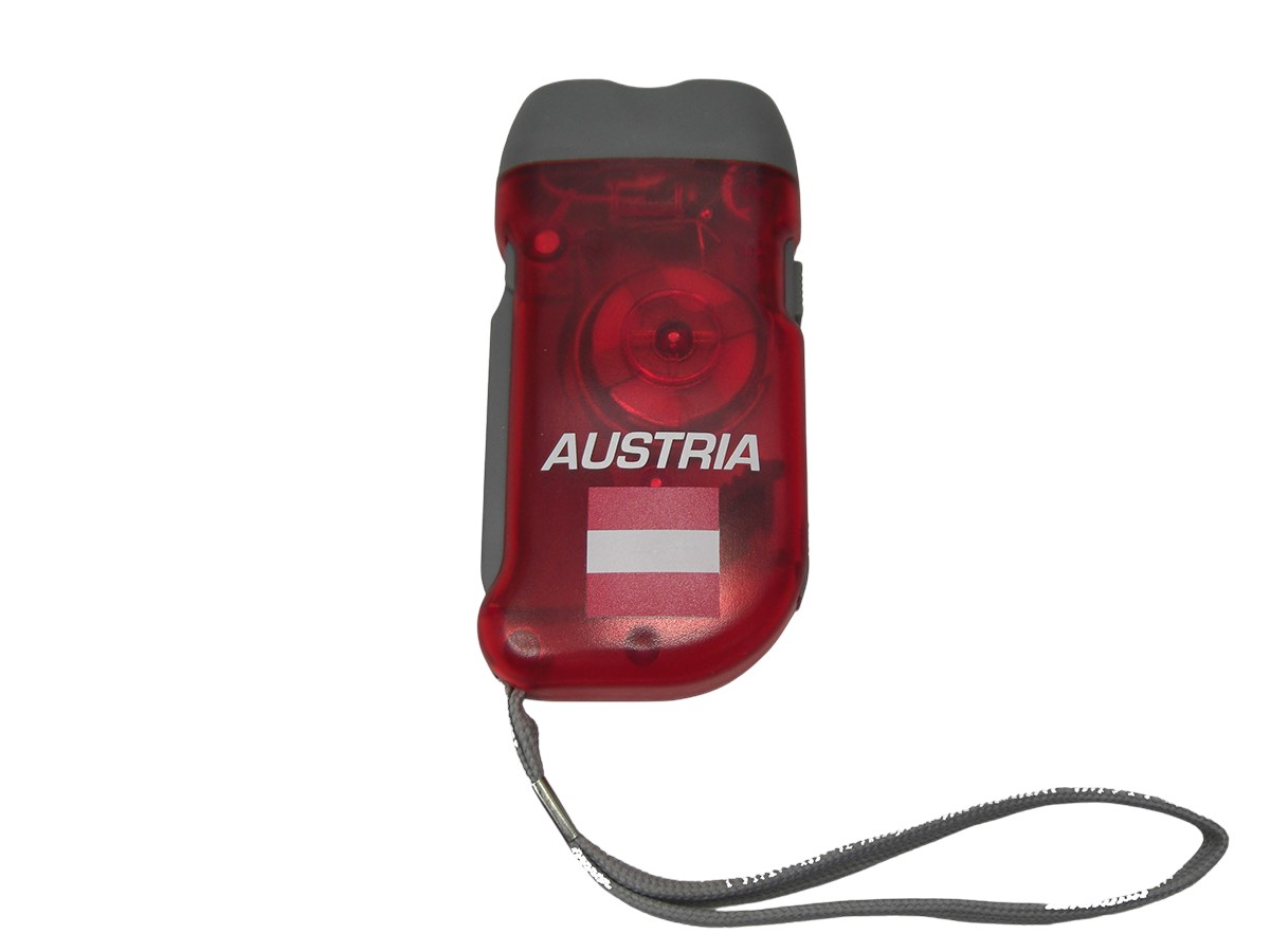 SideKick Dynamolampe Austria rot transp.