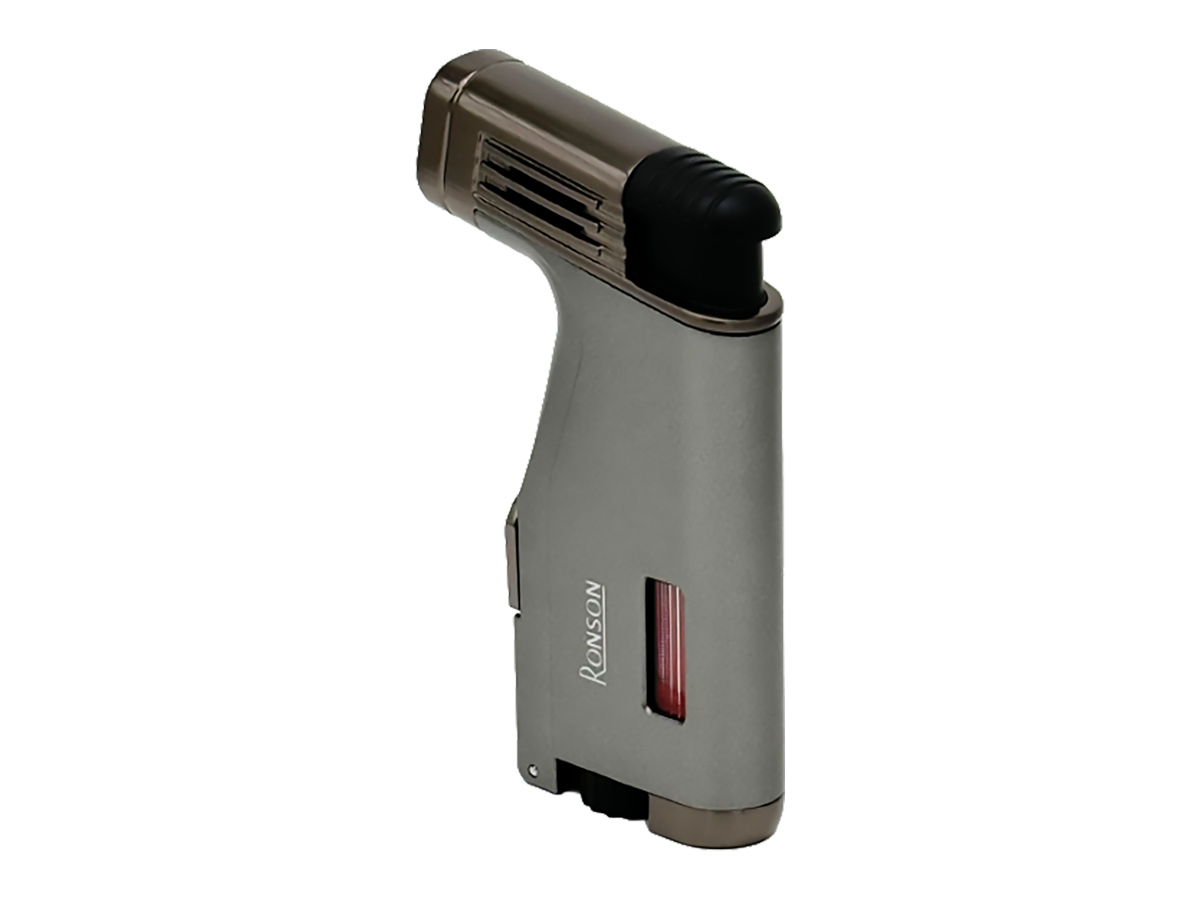 Ronson Breeze 2er Jet-Flame Lighter Grey