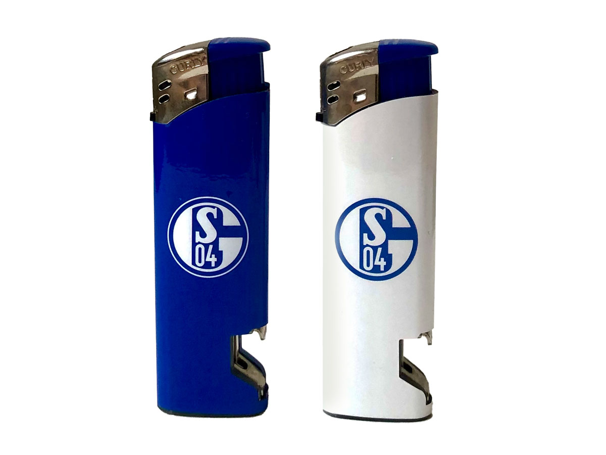 Curly CR Elektronik Schalke 04 + Flaschenöffner