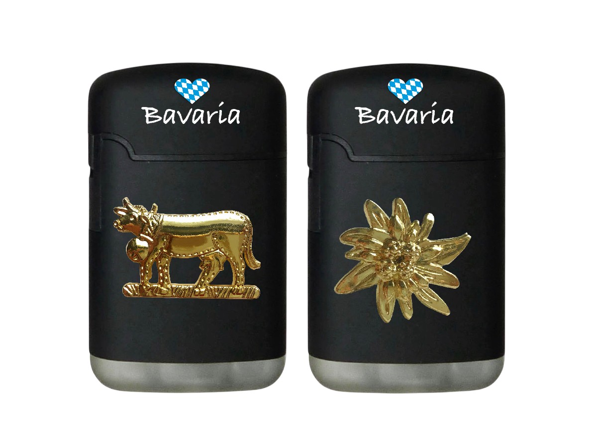 Easy Torch 8 Rubber Black Bavaria Gold Pin