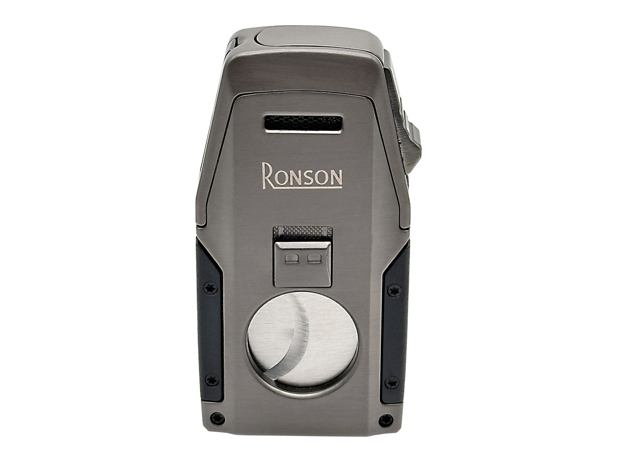 Ronson Mirage 2er Jet Lighter gun metal