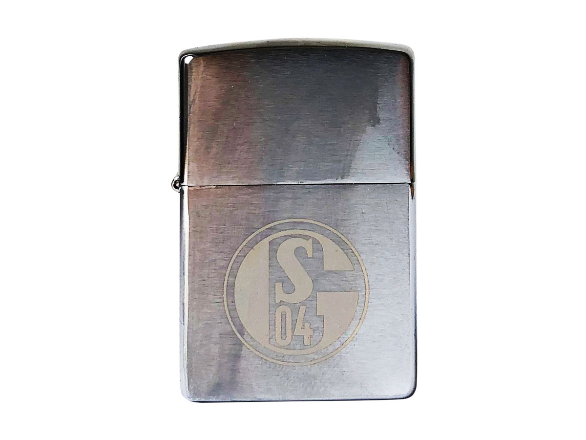 Zippo Schalke 04 chrom geb. geätzt