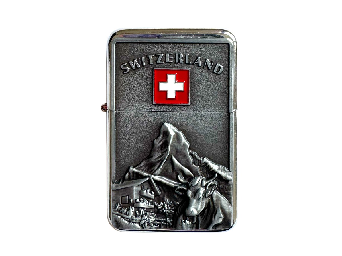 Zorro Benzinfzg. Switzerland Emblem chrom