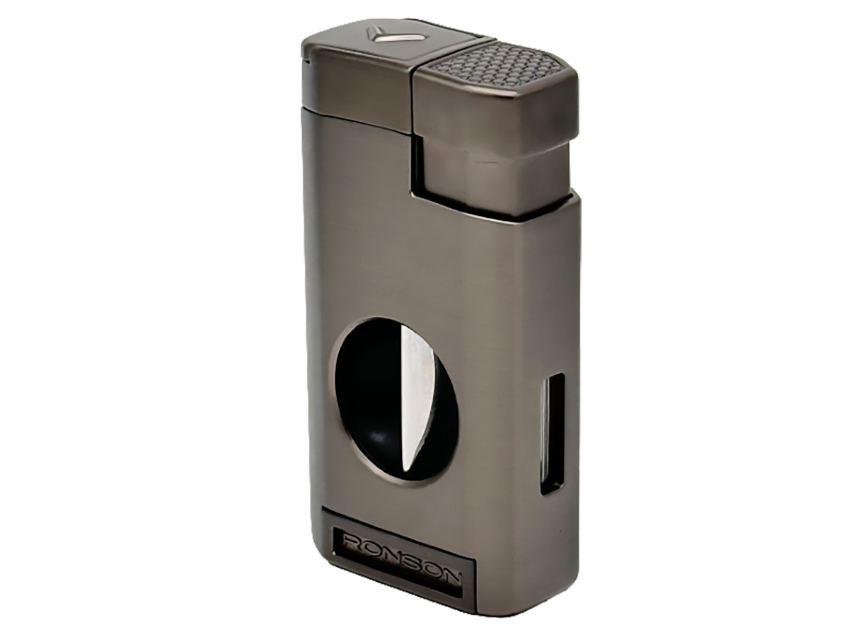 Ronson Thunder 3 Jet-Flame Lighter Gun Metal