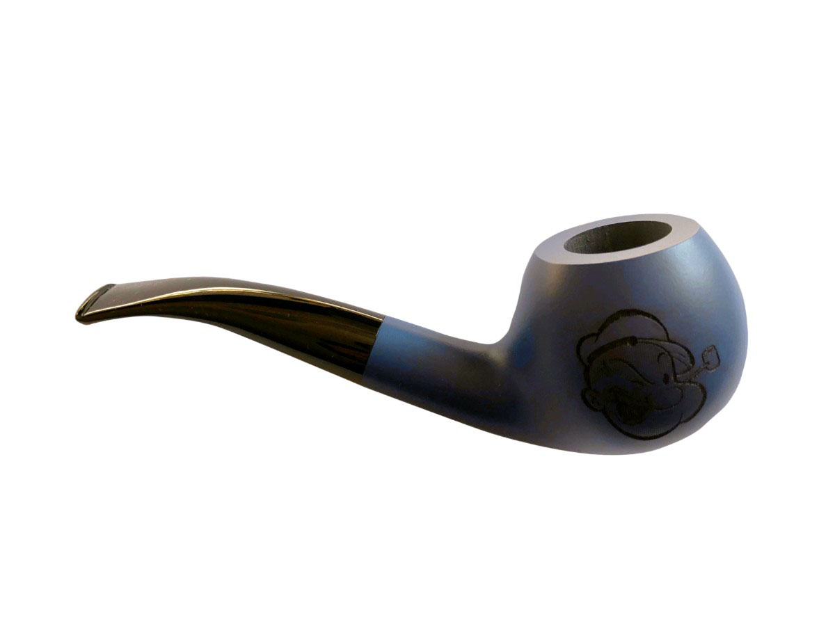 Vauen Pfeife Popeye 142 PY glatt blau