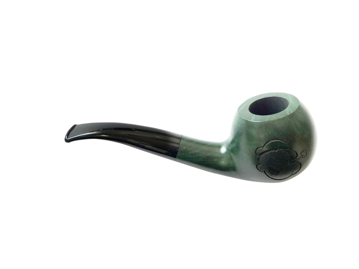 Vauen Pfeife Popeye 242 PY glatt grün