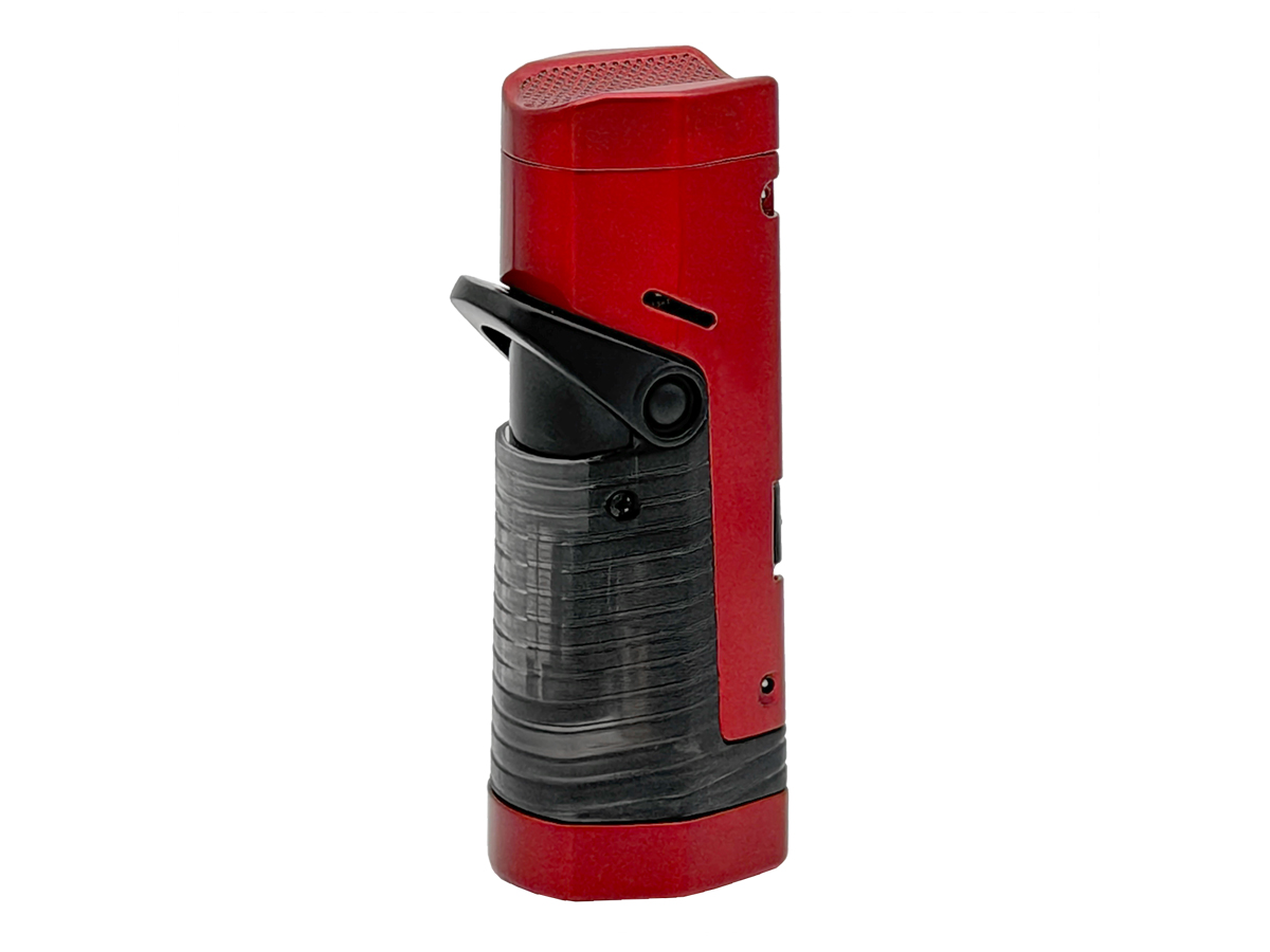 Ronson 3er Jet Cigar Lighter Bora 2 red