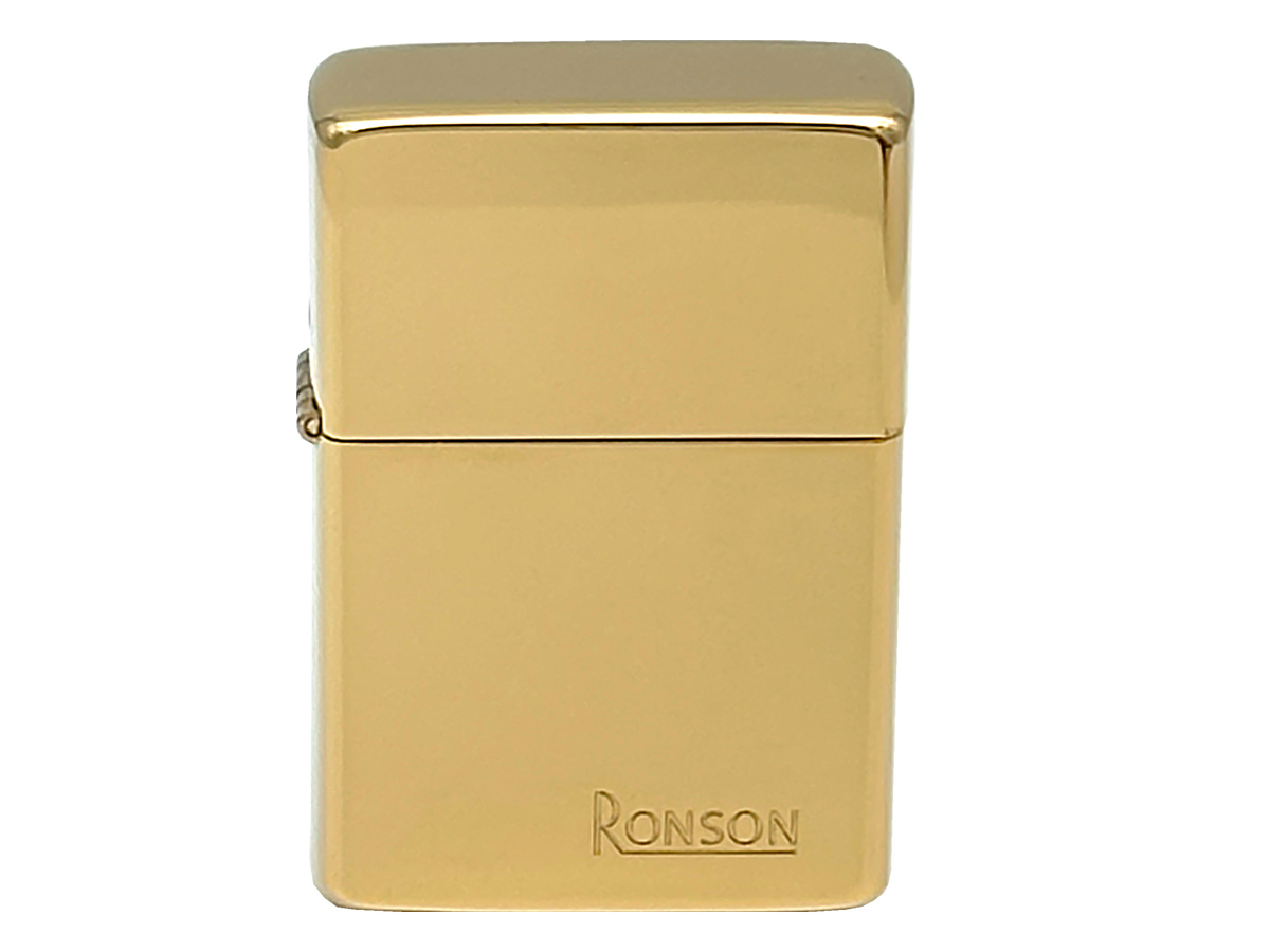Ronson Fluid Lighter RFL 200 Gold Shiny