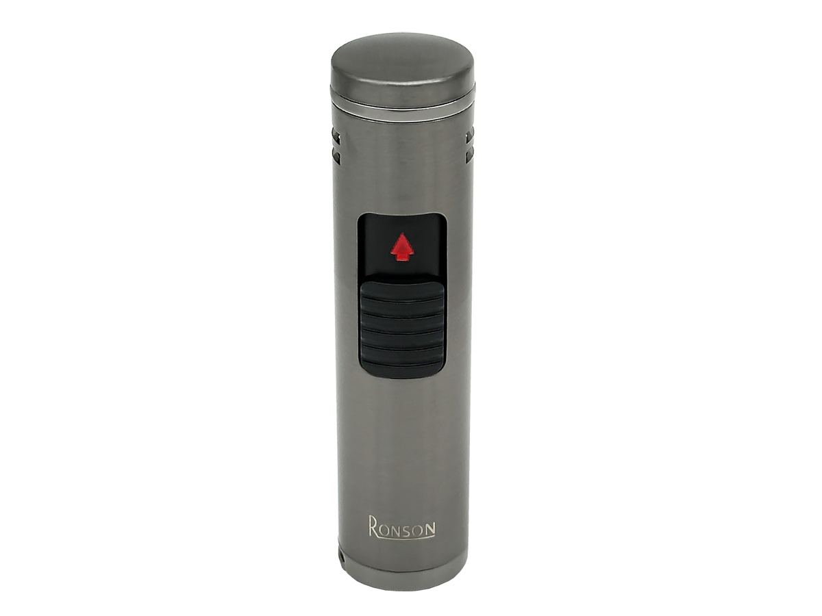 Ronson Jet-Flame Cigar Lighter Monsun Gun Metal